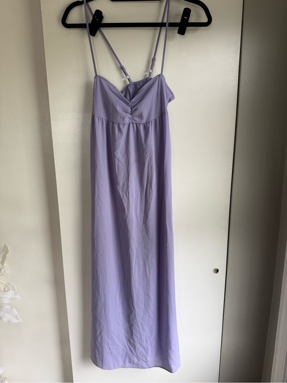 H&M Lavender Slip Dress with Adjustable Spaghetti Straps